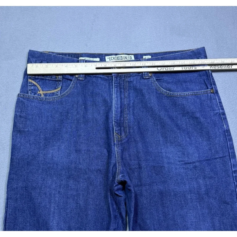 VINTAGE Ecko Unltd Shorts Mens 36 Relaxed Fit Denim Y2K Baggy Jorts